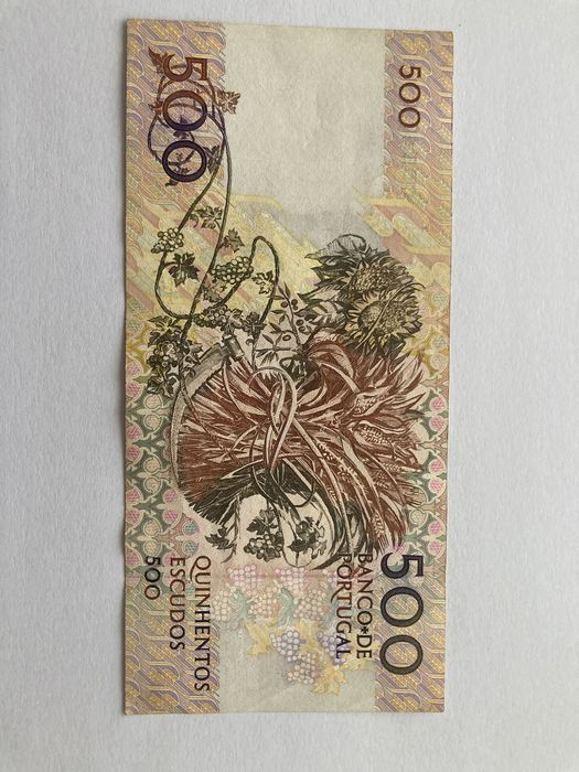 CONJUNTO 6 DE NOTAS DE 500$ MOUZINHO DA SILVEIRA NUMEROS CONSECUTIVOS