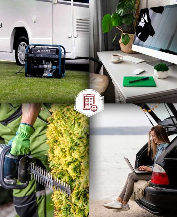 Nowy Agregat Prądotwórczy 750W 1,5KM do Domu Generator Prądu - FV