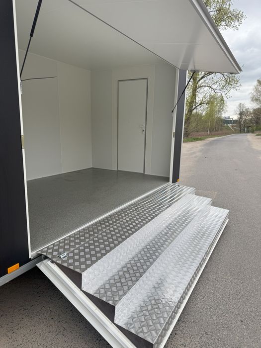 Przyczepa wystawowa ekspozycyjna Eventowa 4x2,3m DOSTĘPNA OD RĘKI HIT!