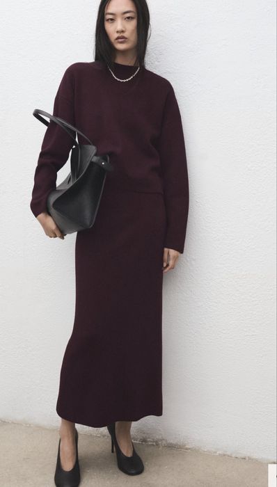 Спідниця-олівець з трикотажу mango