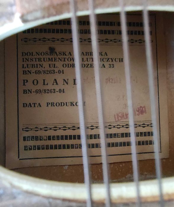Polska mandolina z 1981 roku [do renowacji]