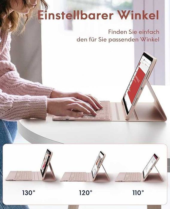 Etui z klawiaturą i touchpadem do iPad 10/11 Gen Bluetooth