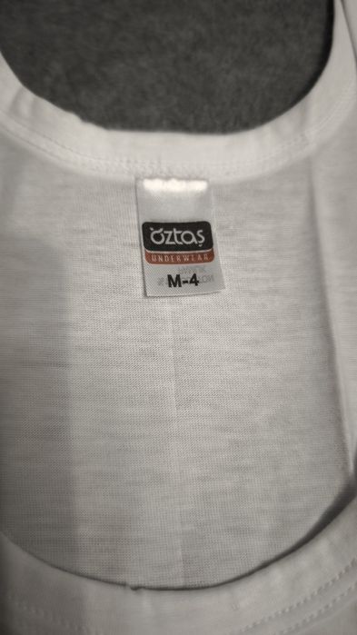 Біла чоловіча майка Oztas р.М