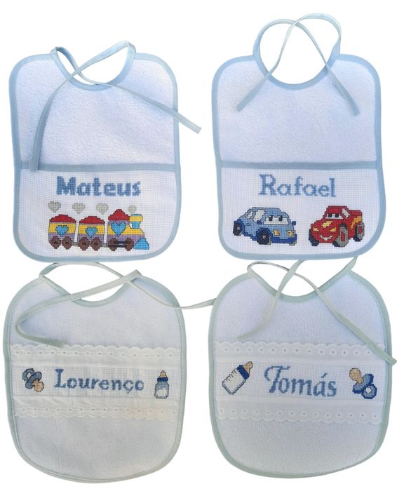 Babetes bordados ao seu gosto 9€/cada