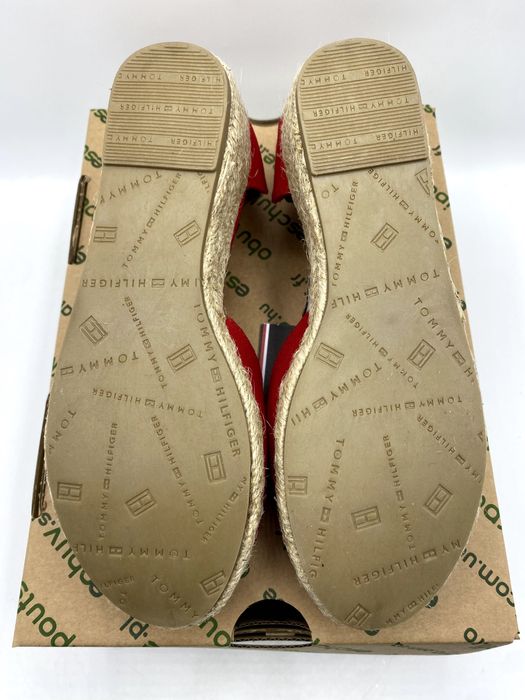 Tommy Hilfiger Espadryle na koturnie Rope Wedge Sandal rozmiar 33