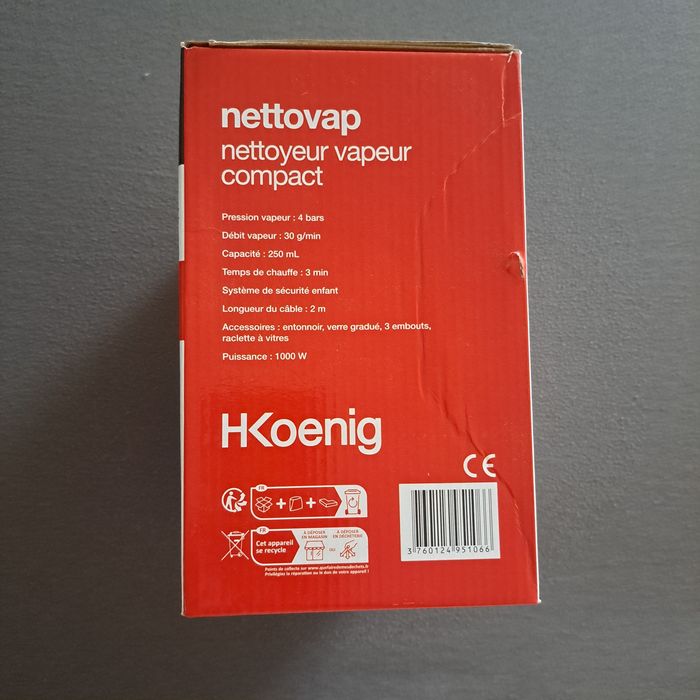 Máquina de Limpeza a Vapor H. KOENIG NV60