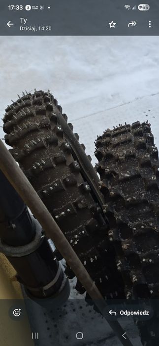 Opona z kolcami 140/80/18