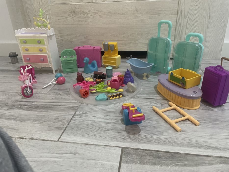 Mebelki dla lalek barbie zestaw