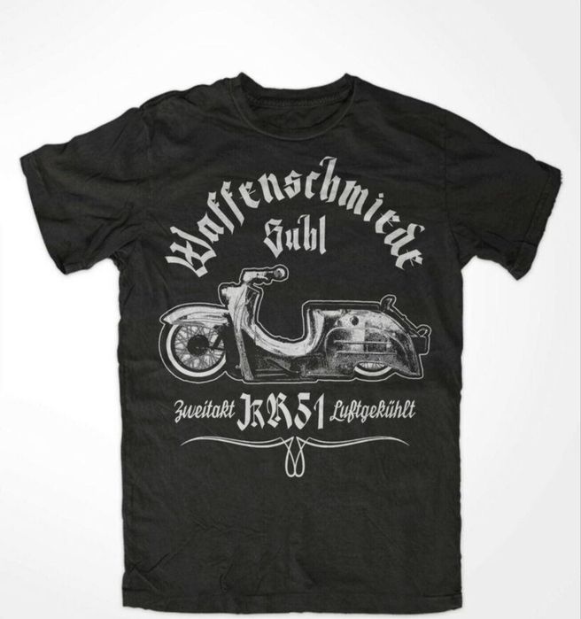 Koszulka T-shirt Simson KR51 Schwalbe Waffenschmiede Suhl - XL