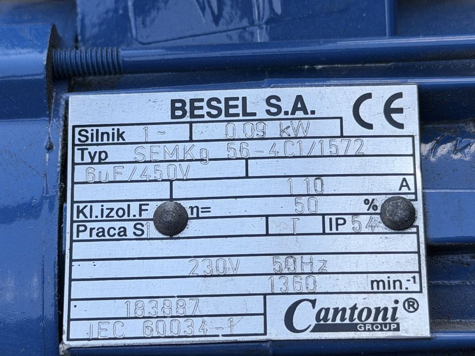 Silnik z przekladnia NORD do pieca podajnik eko groszek