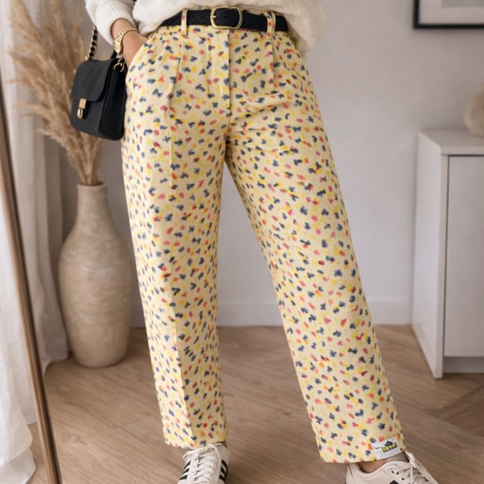 Nowe wełniane spodnie vintage Lemon Clothes Company r. 40