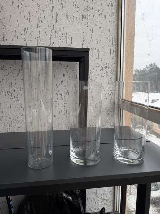 Скляні вази нові