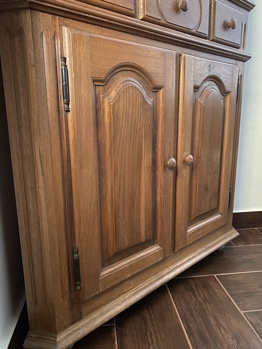 Movel de canto com vitrine superior