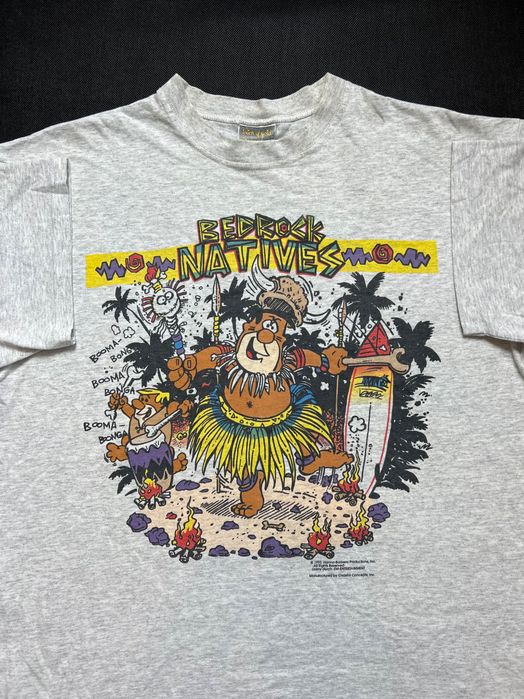Tshirt Hanna Barbera 1993 Flinston vintage 90’s Koszulka