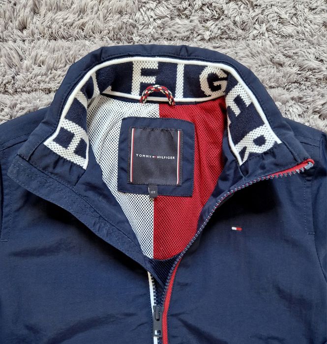Kurtka Tommy Hilfiger roz. 122 jesienna wiosenna jak nowa