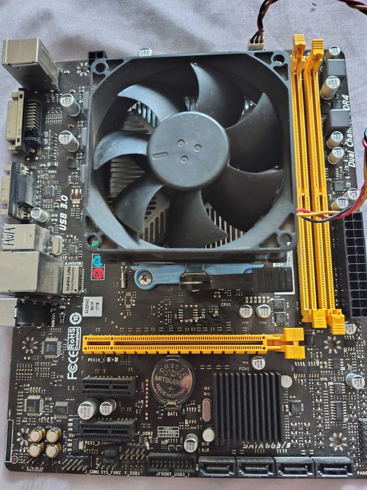 Райзен 1700х на платі біостар 320 pro
