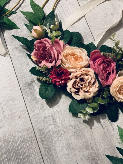 Wianki dekoracja weselna na bramę 8 sztuk