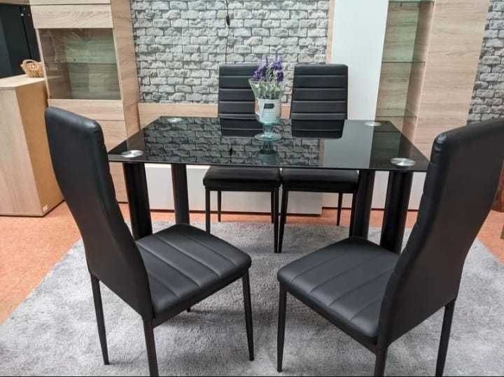 LIQUIDAÇÃO!! MESA DE JANTAR EM VIDRO + PORTES POR 139€