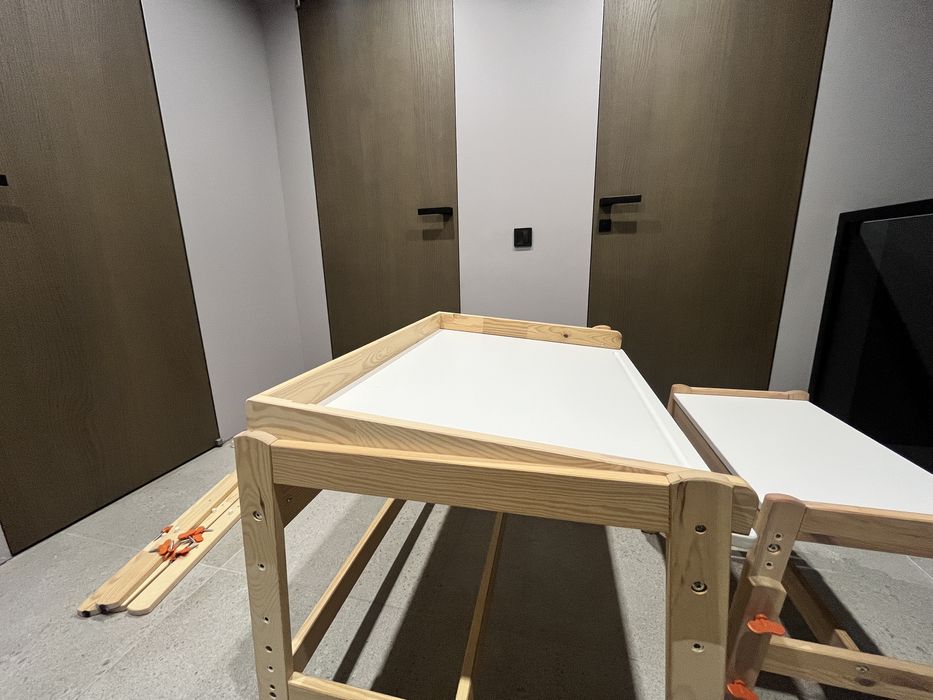 Дитячий стіл та лавка IKEA FLISAT, з регулюванням