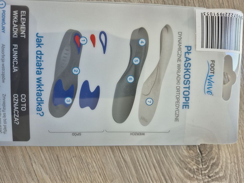 Foot WAVE wkładki dynamiczne xs nowe