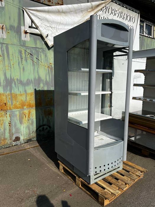Холодильная горка  Еверест  бу. Регал холодильный 0,8 м. бу