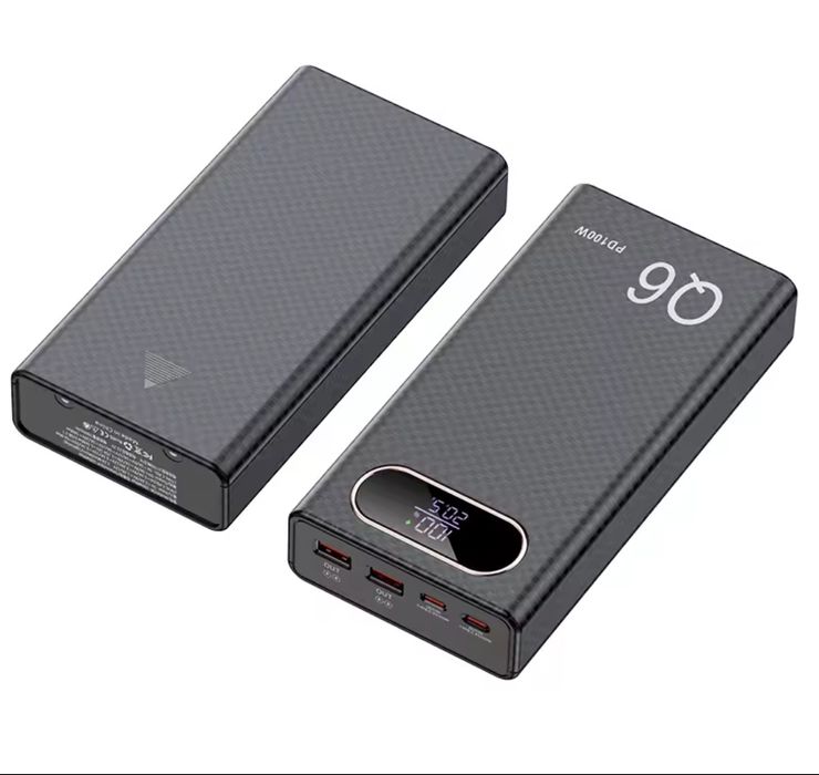 Павербанк корпус 100w для ноутбука ёмкость 30000mAh 21700 PD QC type C