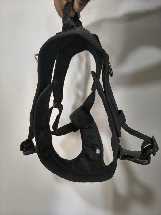 Arnês Peitoral para Cães Acolchoado Ajustável – Preto