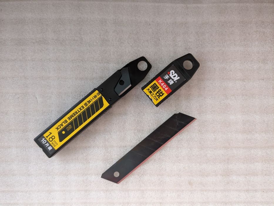 Леза SDI k404, запасні для ножів 18мм супер лезвия для ножа