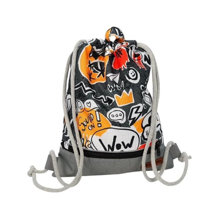 Plecak Graffiti - Miejski Worek Wodoodporny z Kieszonką