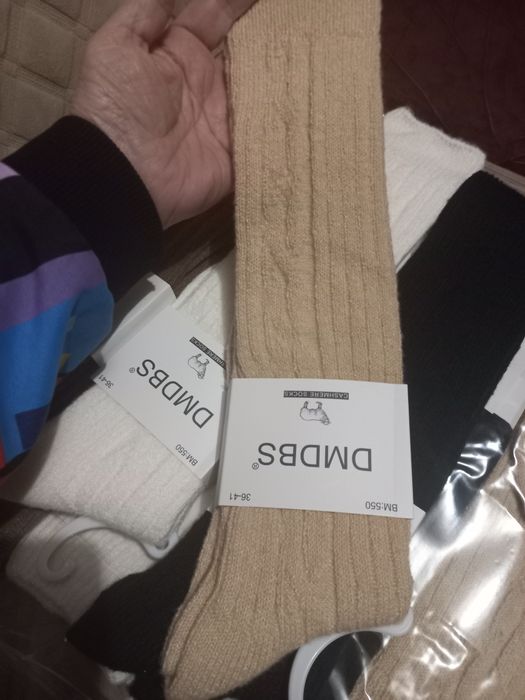 Теплі підколінники/гольфы шерсть кашемір в 2-х кольорових гамах, єдини