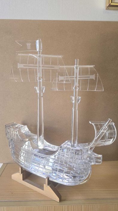 Caravela em Cristal Atlantis
