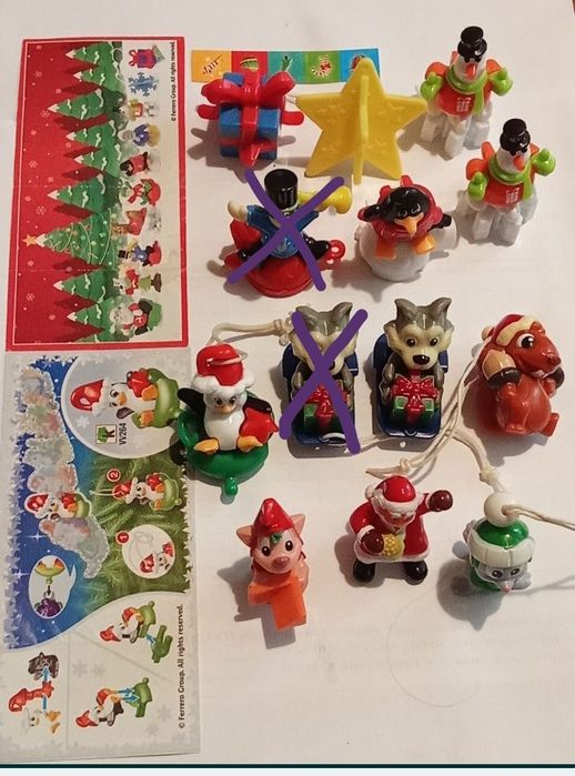 Продам киндер игрушки из Рождественских, Новогодних и Пасхальных серий