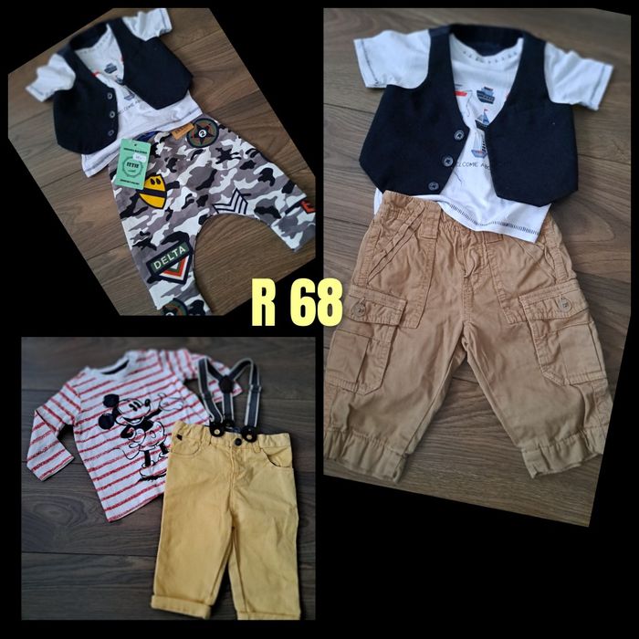 Mega paka ubranek chlopiec r 68 burberry next mexx adidas h&m Reserved