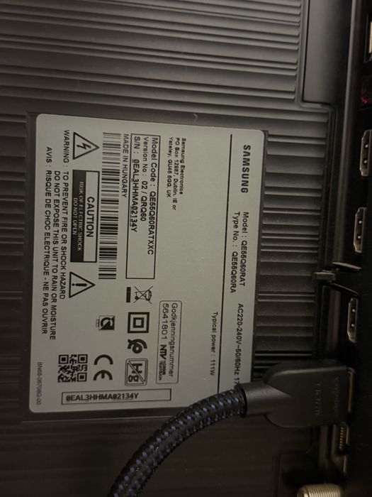 Smart TV QLED Samsung de 55 polegadas
