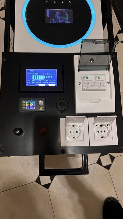 Інвертор гібридний, EcoFlow, безперебійне живлення, електро станція