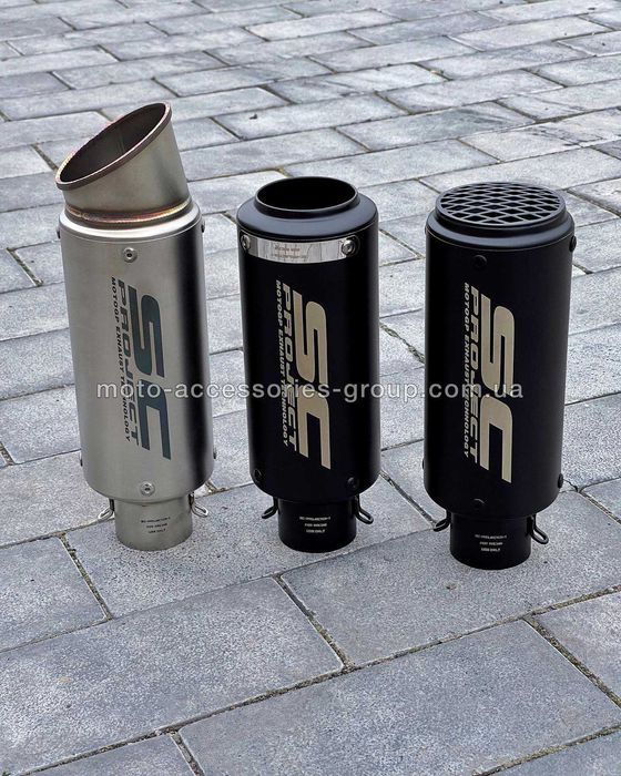 Прямоточный глушитель мото прямоток SC прямоточний на мотоцикл