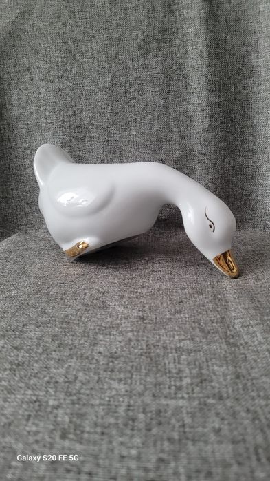 Porcelanowa gęś Vintage