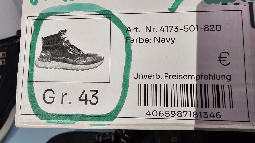 Buty męskie Mustang Original True Denim rozmiar 43