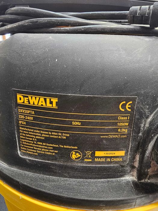 Odkurzacz Przemysłowy 1050W 20L DeWalt DXV20PTA * Komis Madej Gorlice