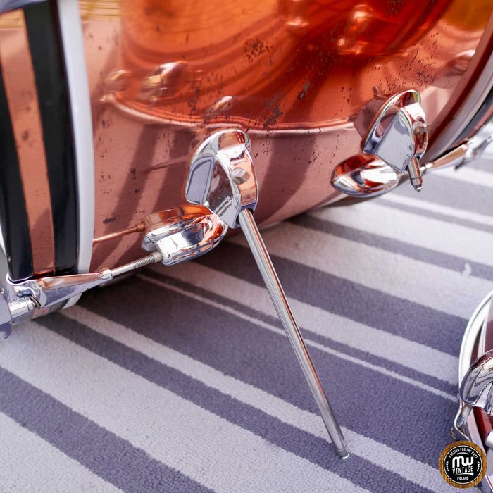 ‼️ Perkusja Slingerland Niles 3-ply 24”, 13”, 18” Copper Vintage ‼️