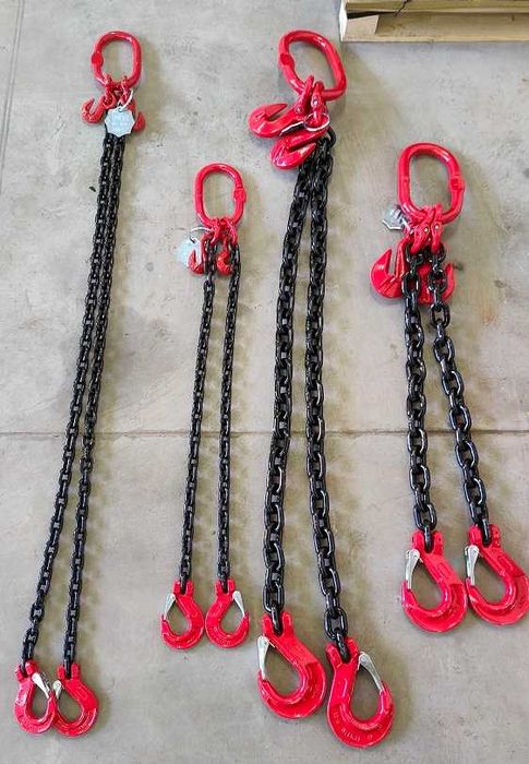 Serwis kontrola przegląd atestowanie - Zawiesia Liny Łańcuchy Odciągi