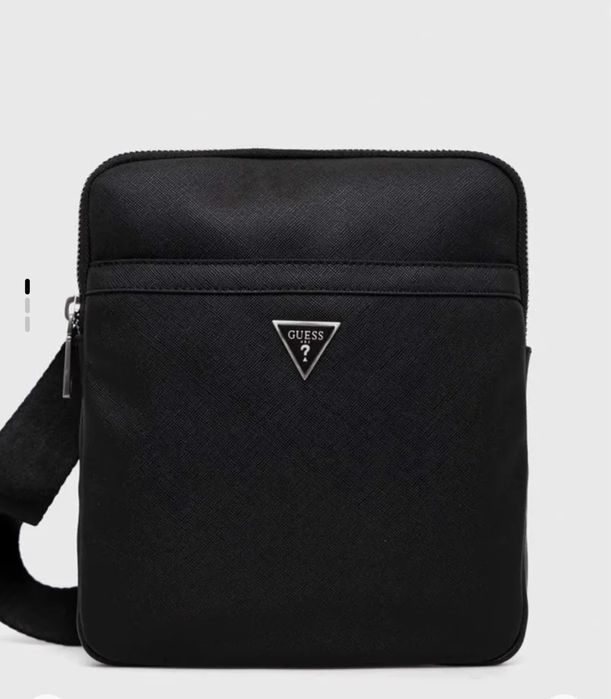 Чоловіча сумка від бренду Guess Certosa saffiano, оригінал