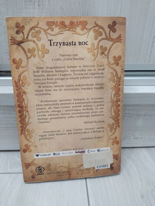 Książka z cyklu " Gildia błaznów "