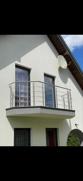 Balustrady nierdzewne zabezpieczenia okienne