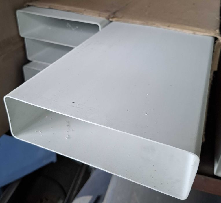 Kanał powietrzny płaski 204x60 mm, 1,5 m (nowy)