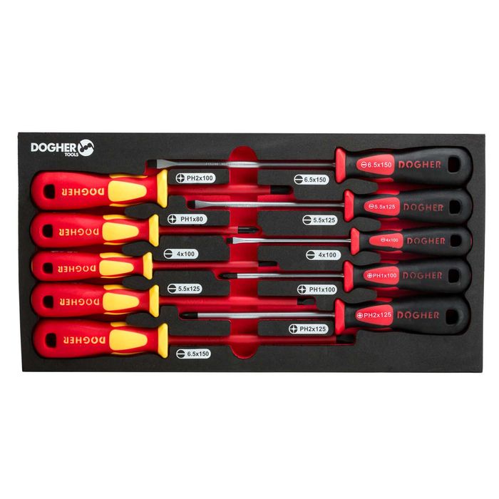 TROLLEY 3 MODULOS + 47 FERRAMENTAS | DOGHER LL29