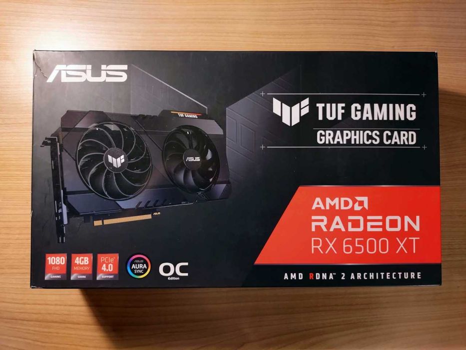 ASUS TUF Gaming AMD Radeon RX 6500 XT 4 GB OC Edition