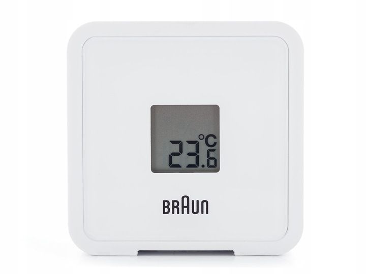 budzik braun bc13wp-dcf alarm drzemka termometr