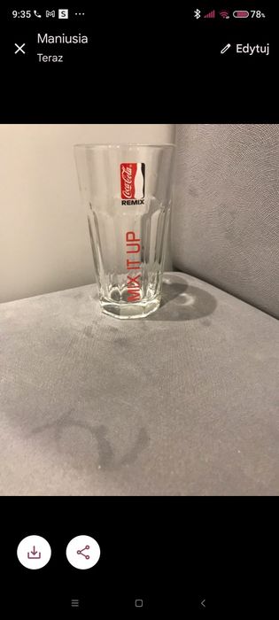 Komplet 6 sztuk szklanek