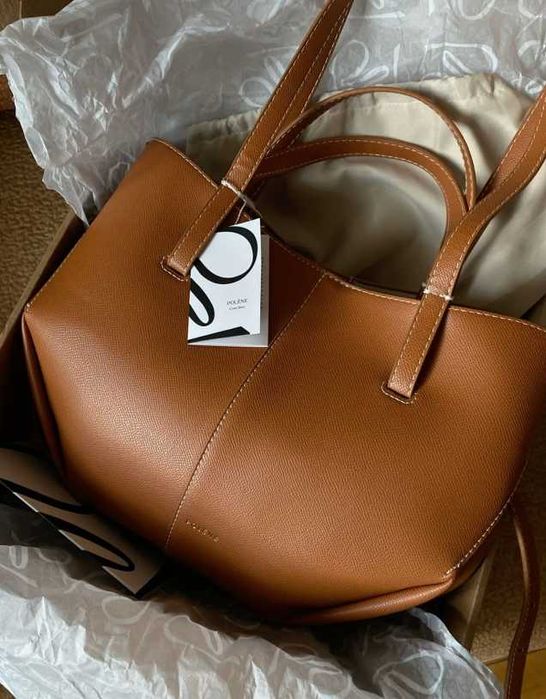 Torebka brązowa duża shoper cyme shoperka polene